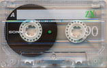 Compact Cassette Sony ZX 90 "C-90ZXA" Type I Normal 1999 Europe