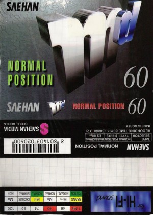 Compact Cassette Saehan MD 60 Type I Normal 1994 Europe