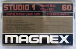 Compact Cassette Magnex Studio 1 60 Type I Normal 1985 Europe