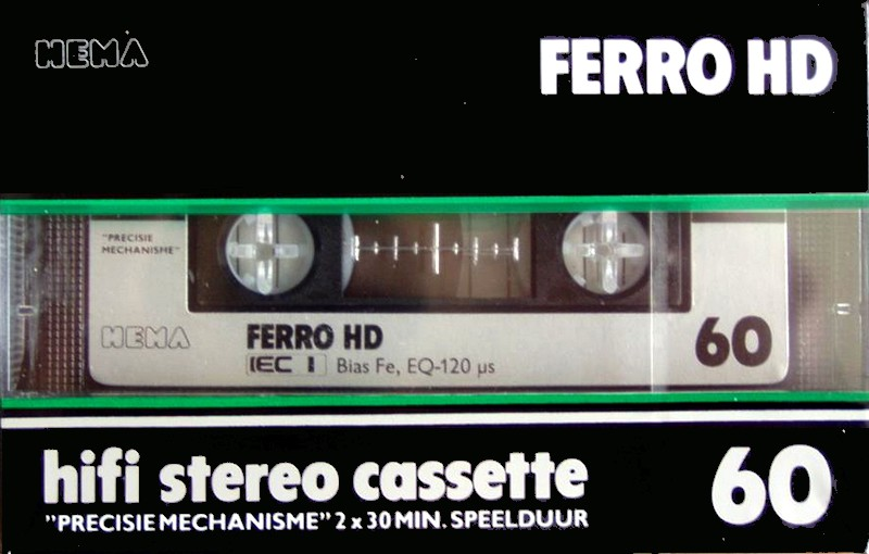 Compact Cassette Hema Ferro HD 60 Type I Normal 1983 Netherlands