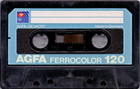 Compact Cassette AGFA Ferrocolor 120 Type I Normal 1979 Europe