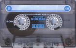 Compact Cassette Sony CDit I 40 "C-40CDIT1B" Type I Normal 1996 Europe