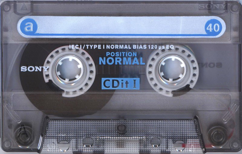 Compact Cassette: Sony  - CDit I 40