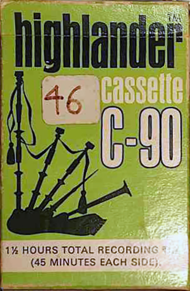 Compact Cassette 3M Highlander 90 Type I Normal 1973 USA
