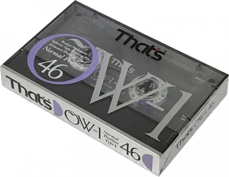 Compact Cassette Thats OW-1 46 Type I Normal 1990 Japan