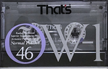 Compact Cassette Thats OW-1 46 Type I Normal 1990 Japan