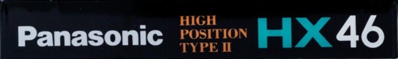 Compact Cassette Panasonic HX 46 "RT-HX46" Type II Chrome 1989 Japan