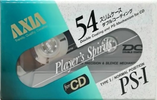 Compact Cassette AXIA PS-I / PS-1 54 "PS-1 B 54" Type I Normal 1991 Japan