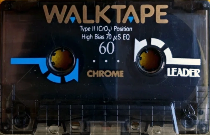 Compact Cassette Leader Walktape 60 Type II Chrome 1992 Latin America
