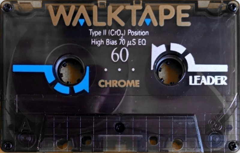 Compact Cassette Leader Walktape 60 Type II Chrome 1992 Latin America