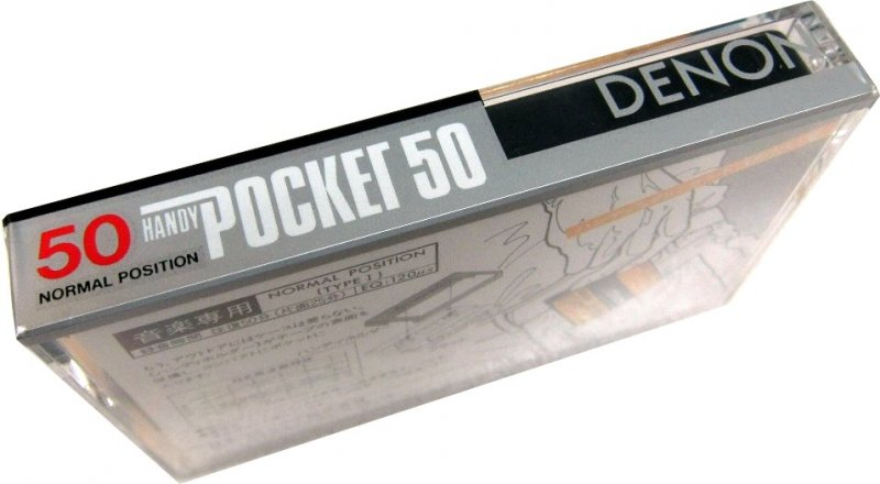 Compact Cassette Denon GX 50 "Handy Pocket GX-Y" Type I Normal 1985 Japan