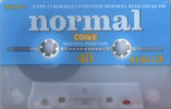 Compact Cassette Sony CDix I 40 "C-40CDX1D" Type I Normal 1996 Japan