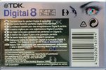 Video8, Hi8, Digital8 TDK 60 Type I Normal 2004 Worldwide