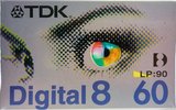 Video8, Hi8, Digital8 TDK 60 Type I Normal 2004 Worldwide