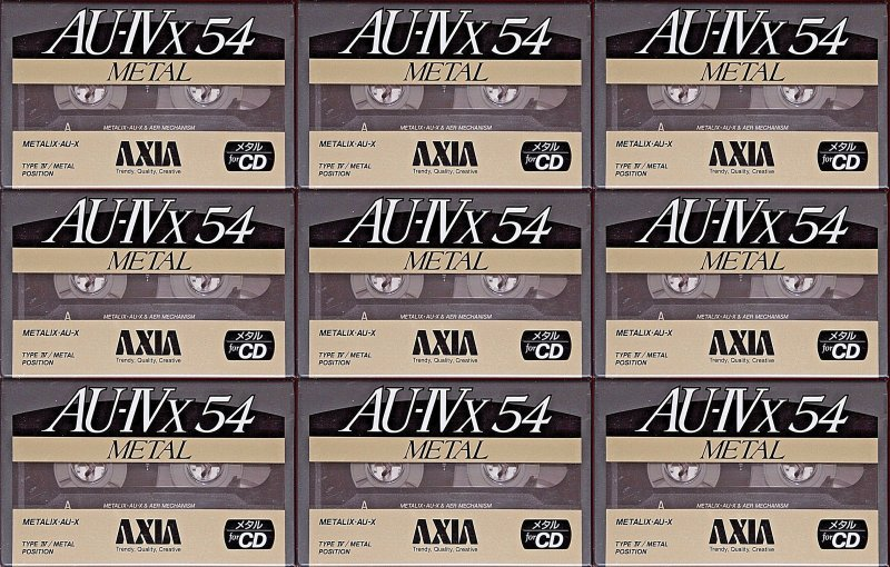 Compact Cassette: FUJI AXIA - AU-IVx 54