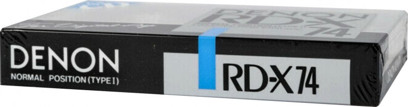 Compact Cassette Denon RD-X 74 "RD-X74N" Type I Normal 1988 Japan