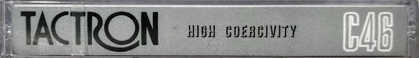 Compact Cassette Tactron 46 Type IV Metal 1980 Worldwide