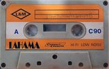 Compact Cassette Lahama 90 Type I Normal Unknown Country