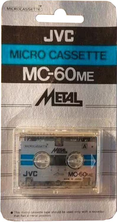 Blister JVC Metal / ME 60 "MC-60ME" Type IV Metal 1982 Europe