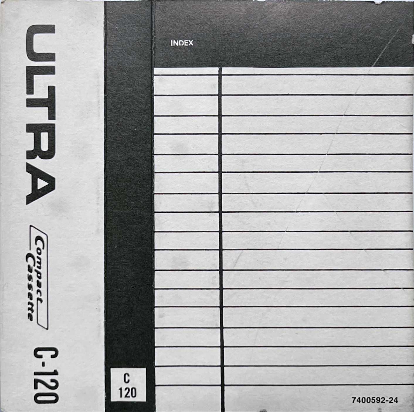 Compact Cassette Ultra 120 Type I Normal 1976 USA