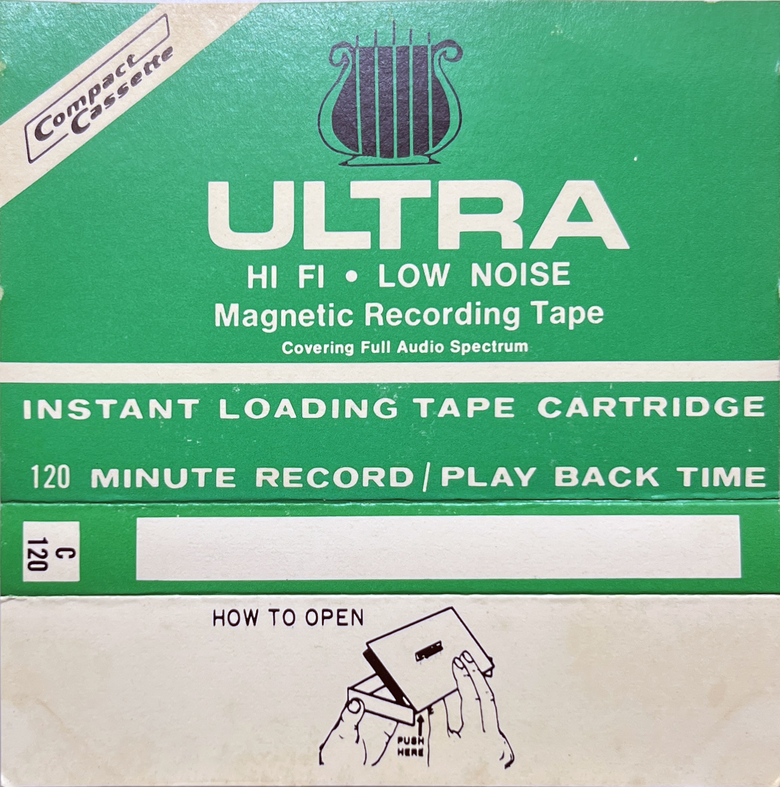 Compact Cassette Ultra 120 Type I Normal 1976 USA
