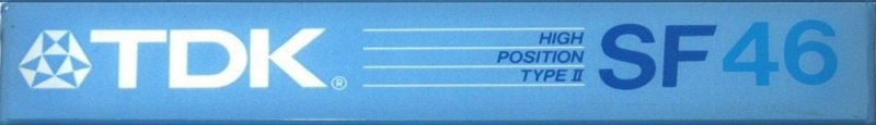 Compact Cassette TDK SF 46 "SF-46" Type II Chrome 1985 Japan