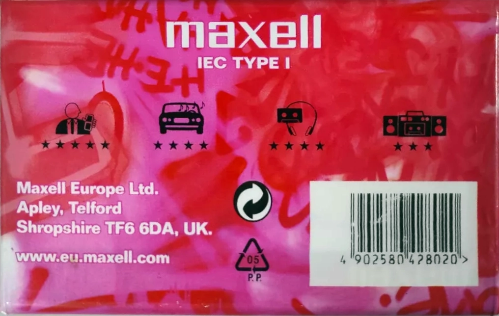 Compact Cassette Maxell UR 46 Type I Normal 1998 Europe