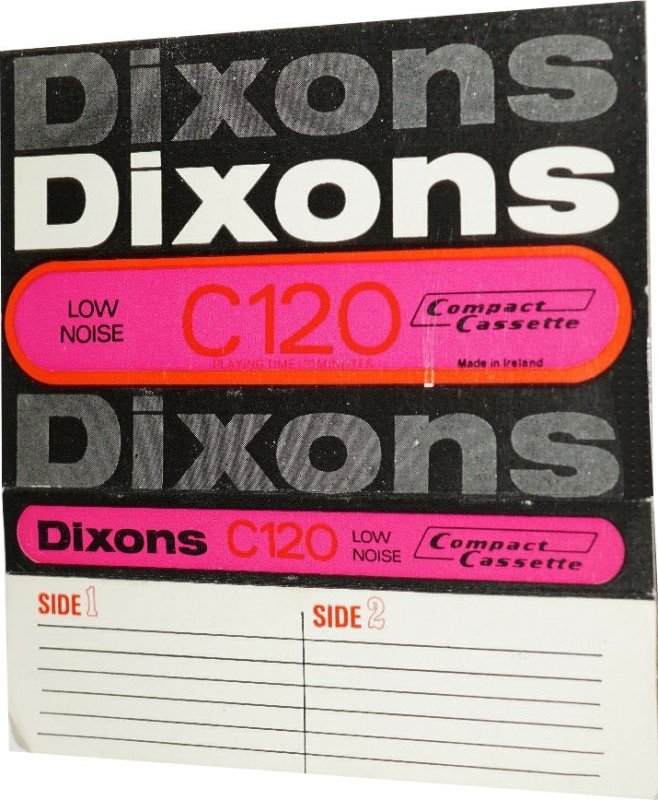 Compact Cassette:  Dixons -  120