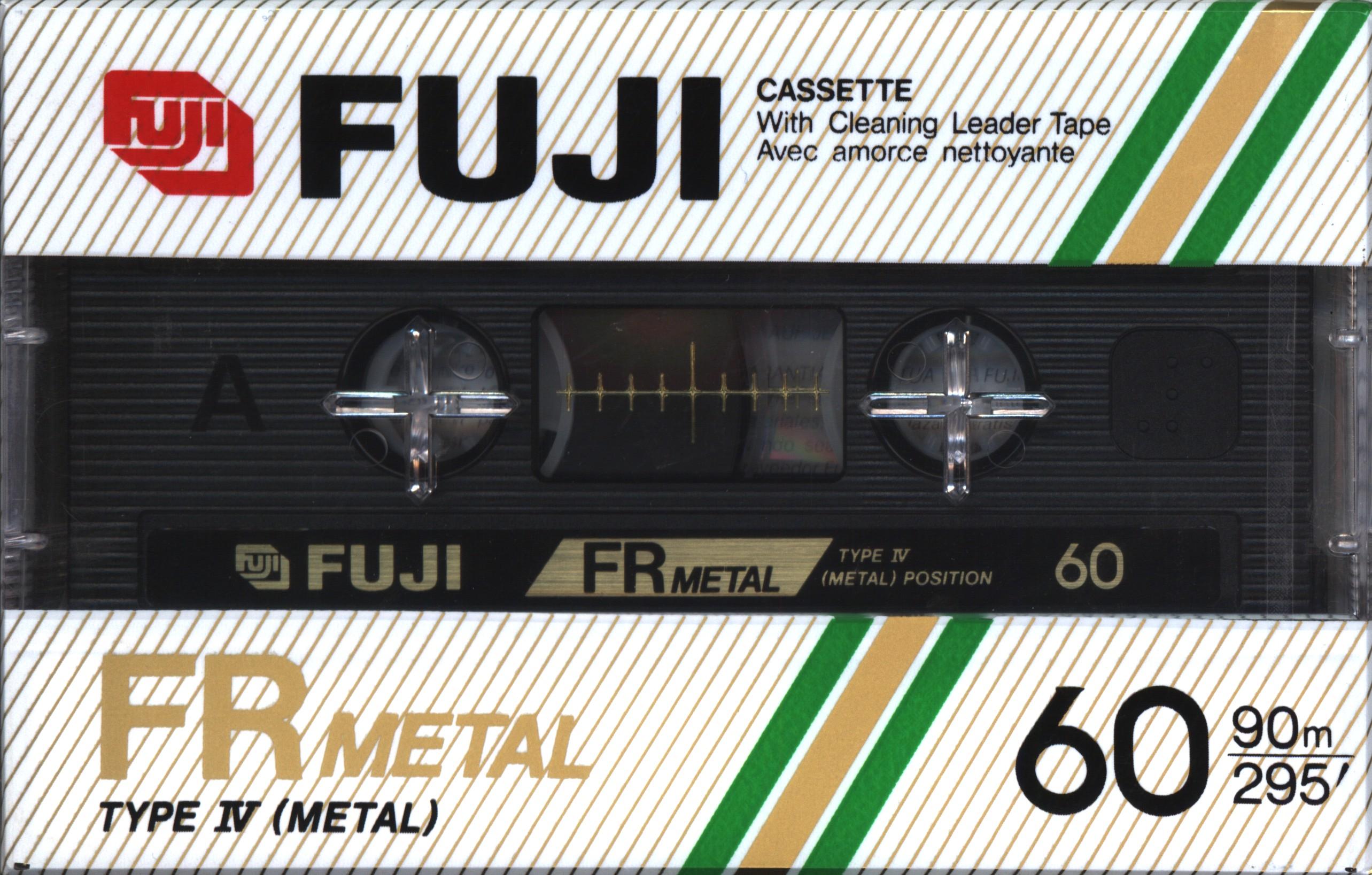 Compact Cassette Fuji FR Metal 60 Type IV Metal 1988 Europe