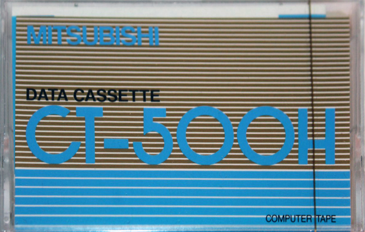 Compact Cassette Mitsubishi / Mitsubishi Electric CT "CT-500H" Computer Cassette 1980 Japan