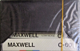 Compact Cassette Maxwell 60 Type I Normal 1976 Hong Kong