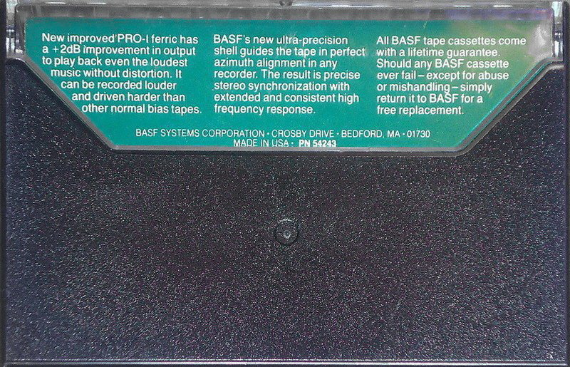 Compact Cassette: BASF  - Professional I 45