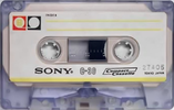 Compact Cassette Sony 30 "CSJ-31" Demonstration Tape 1968 Japan