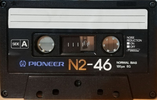 Compact Cassette Pioneer N2 46 Type I Normal 1981 Japan