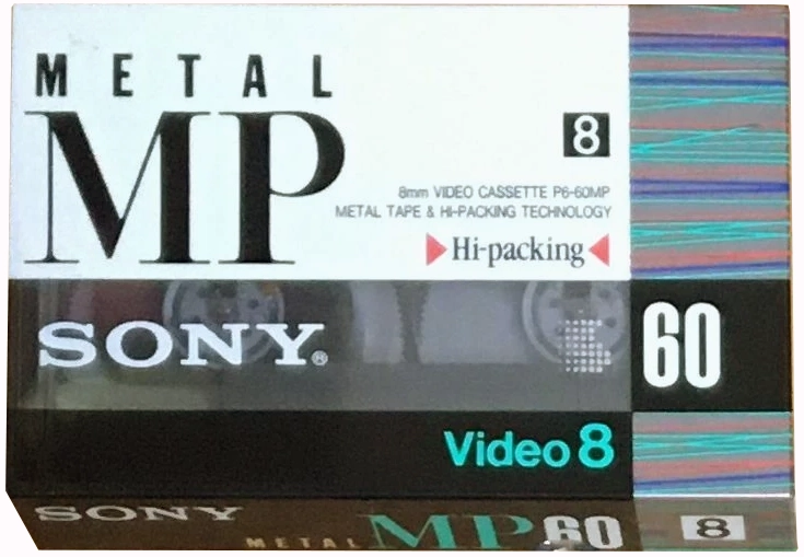 Video8, Hi8, Digital8 Sony MP 60 "Video8 P6-60MPB" Type IV Metal 1991 Japan
