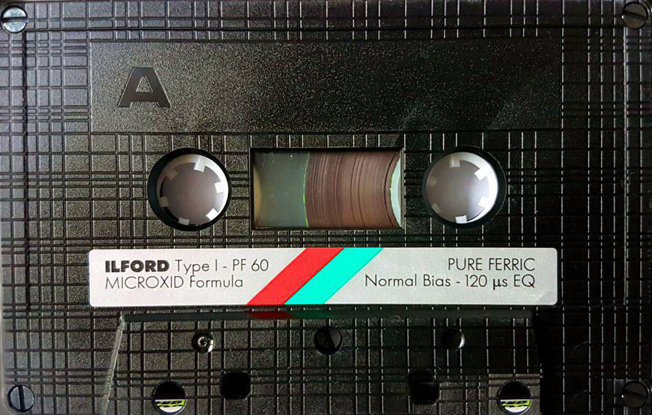 Compact Cassette Ilford PF 60 "Pure Ferric" Type I Normal 1988 Europe