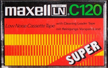Compact Cassette Maxell LN Super 120 Type I Normal 1975 Worldwide