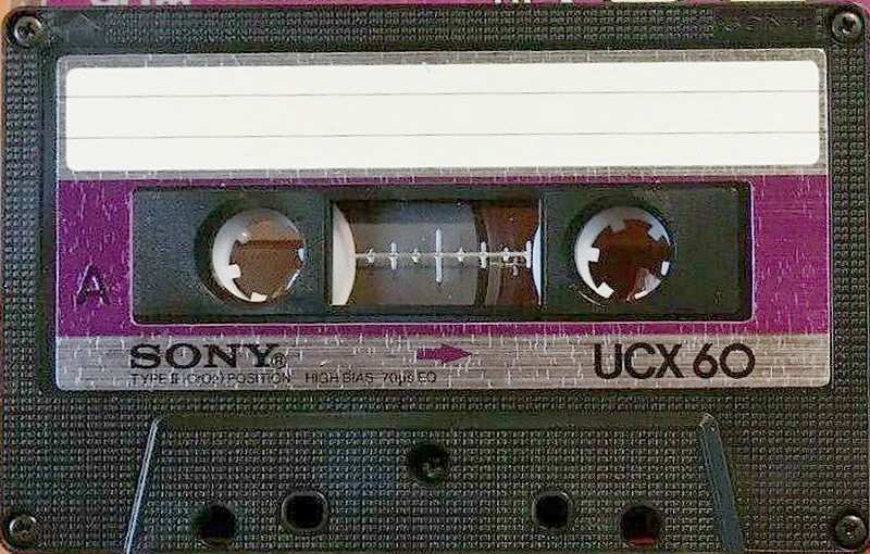 Compact Cassette Sony UCX 60 Type II Chrome 1983 USA