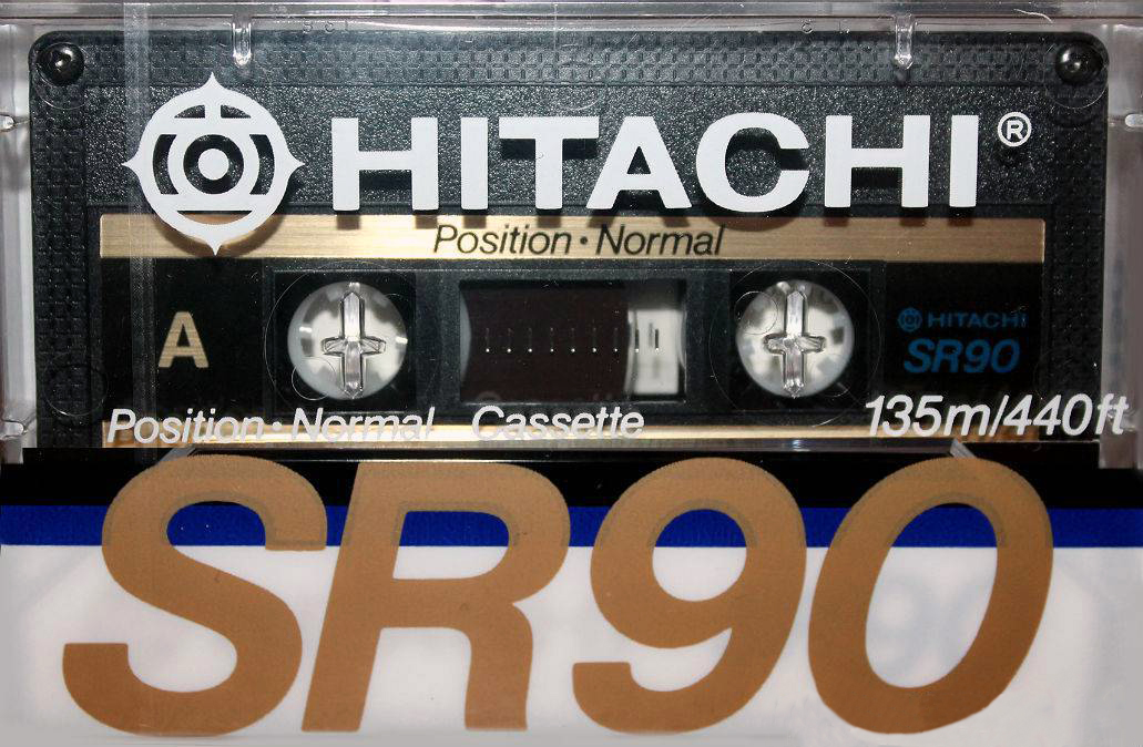 Compact Cassette Hitachi SR 90 Type I Normal 1985 North America