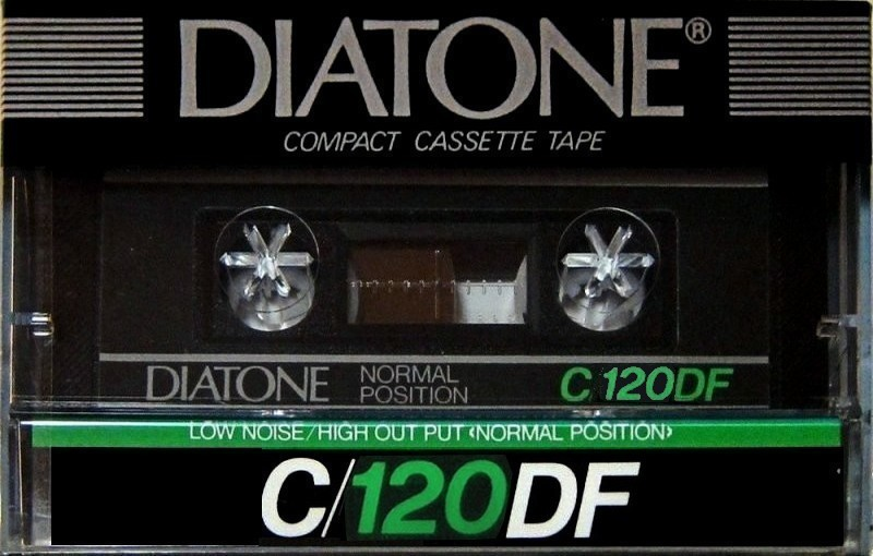 Compact Cassette Diatone DF 120 Type I Normal 1983 Japan