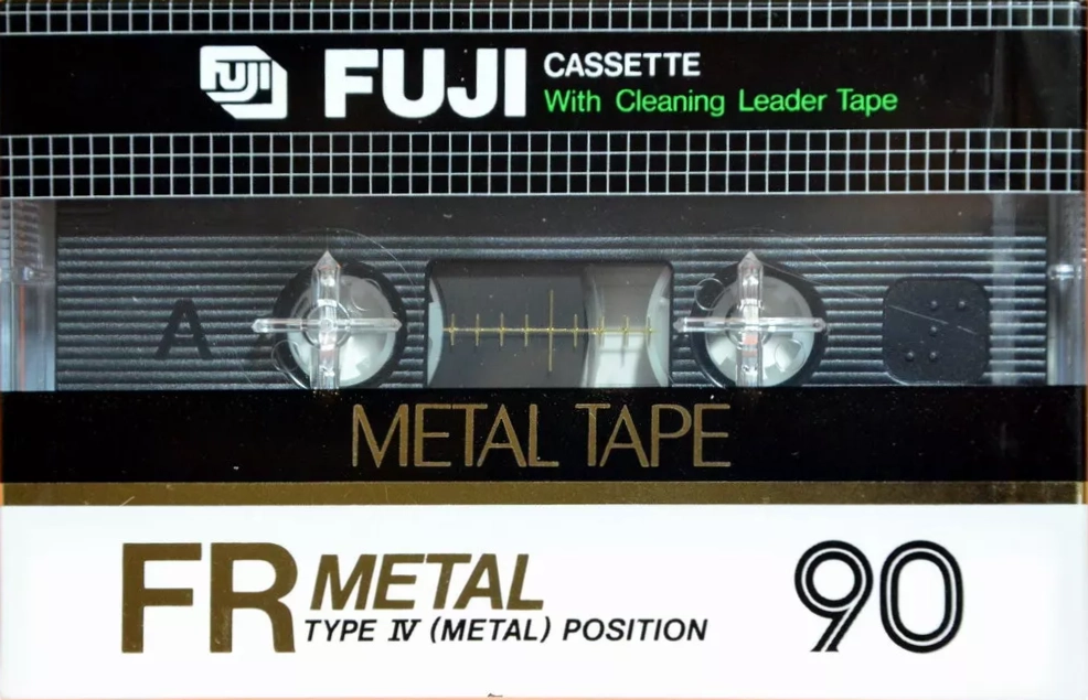 Compact Cassette Fuji FR Metal 90 Type IV Metal 1982 North America