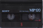 Video8, Hi8, Digital8 Sony MP 120 "Video8 P6-120MP" Type I Normal 1998 North America