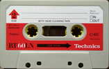 Compact Cassette Technics LN 60 "RT-60LN" Type I Normal 1978 Japan