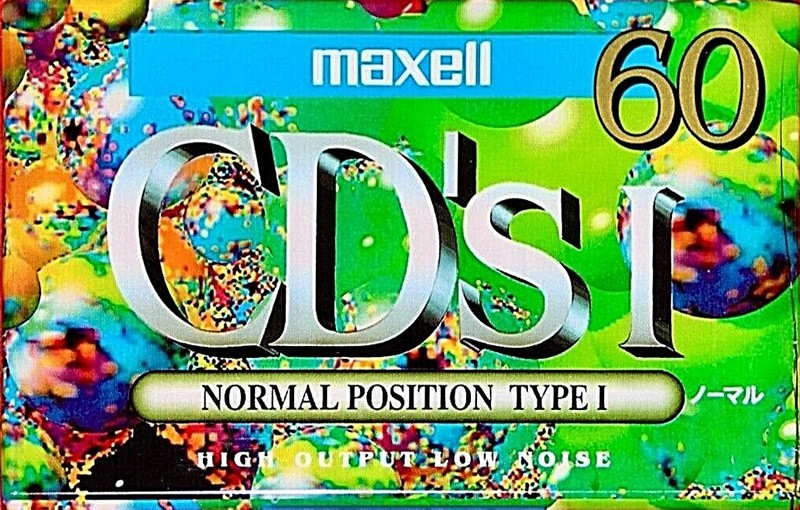 Compact Cassette Maxell CD`s I / CD`s 1 60 "CDS1-60G" Type I Normal 1994 Japan