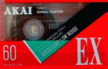 Compact Cassette Akai EX 60 Type I Normal 1991 Europe