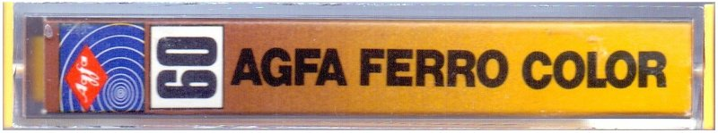 Compact Cassette: AGFA  - Ferrocolor 60