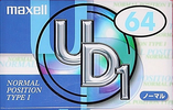 Compact Cassette Maxell UDI / UD1 64 "UD1-64N" Type I Normal 2000 Japan