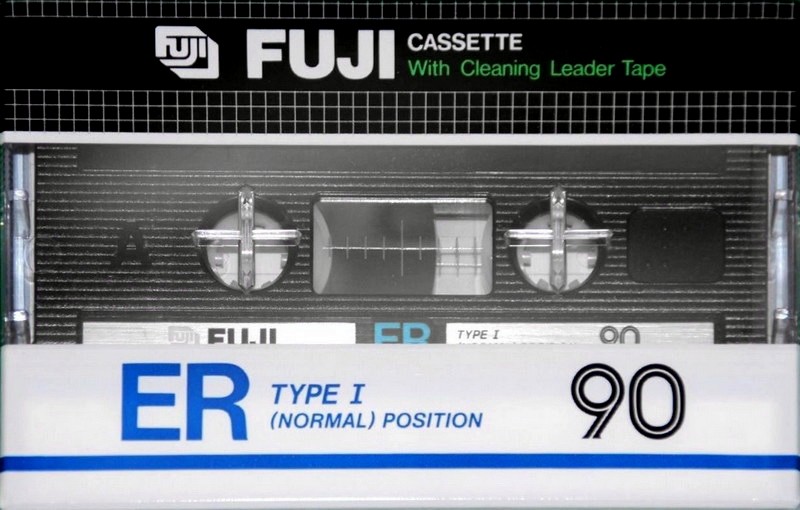 Compact Cassette Fuji ER 90 Type I Normal 1982 Japan