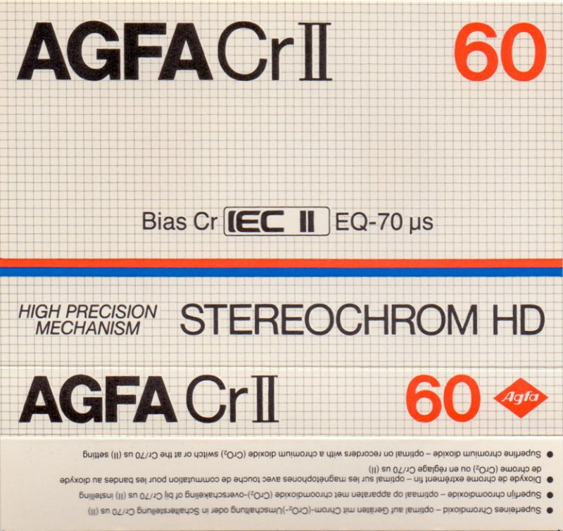 Compact Cassette: AGFA  - Stereochrom HD 60