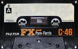Compact Cassette Fuji Film FX 46 Type I Normal 1974 Japan